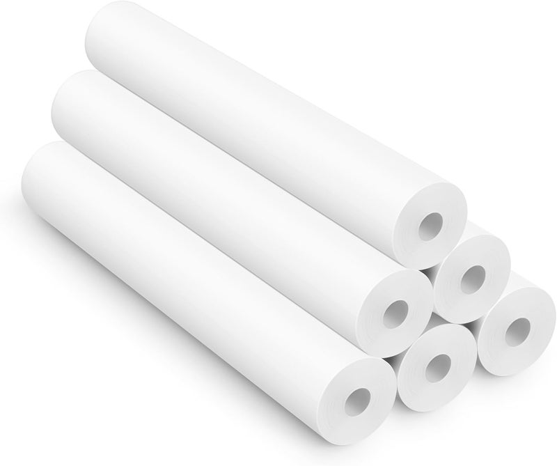 Potanro Thermal Printer Paper A4 Printing Paper Quick-dry Thermal Paper 8.3''x11'' Thermal for Portable Printer(6 Rolls) - Image 1